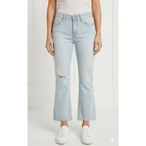 Pistola Lennon Hi Rise Blue Bootcut Distressed Raw Hem Jeans  Women's Size 29x26